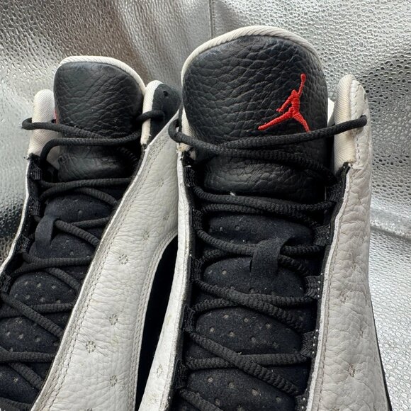 Size 10.5 Air Jordan 13 Retro 2013 He Got Game White Black Mens Shoes 309259-104 - Picture 5 of 11
